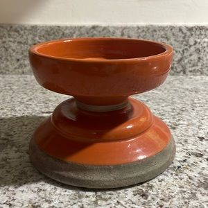 Pottery Barn Tuscan “Brigitte” Small Pillar Candle Holder